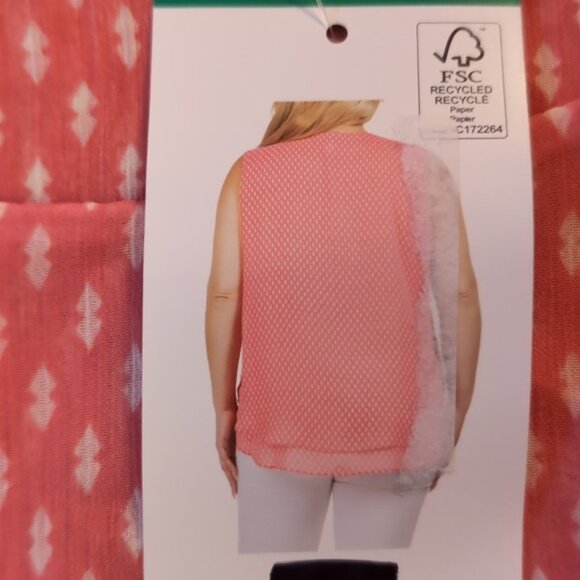 Cristina B Pink Sleeveless Top - Picture 3 of 5